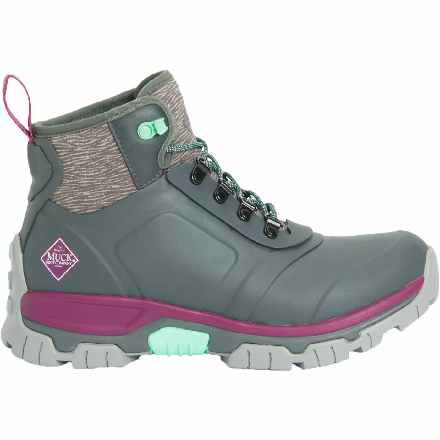 Muck Women's Apex Lace Up Grey 7 Muck Women's Apex Lace Up Grey - Image 7