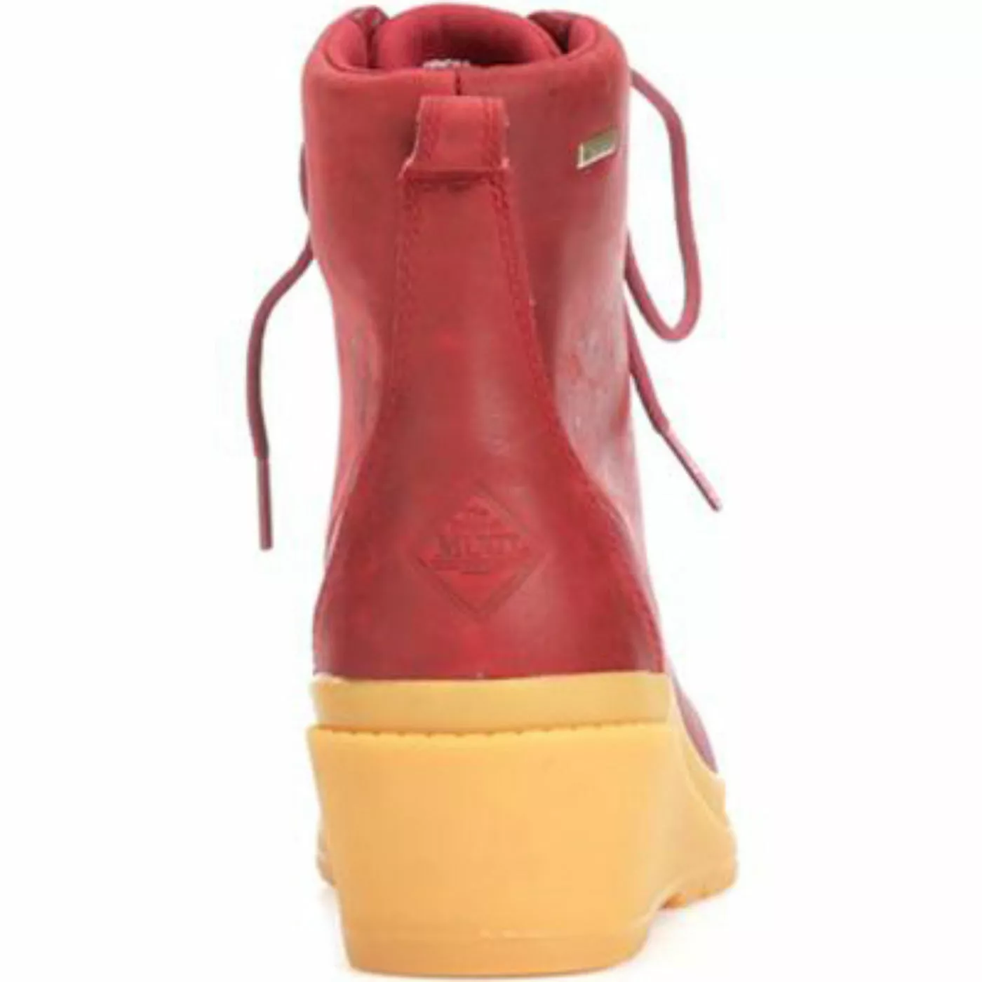 Muck Women's Liberty Wedge Boot Red 4 Muck Women's Liberty Wedge Boot Red - Image 4