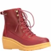 Muck Women's Liberty Wedge Boot Red
