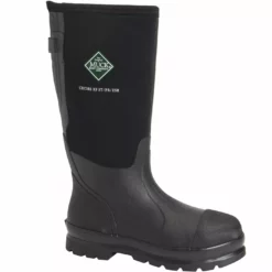 Muck Men's Chore Classic Steel Toe Wide Calf Black